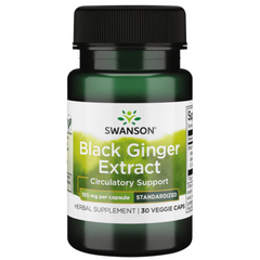 Swanson Black Ginger Capsules