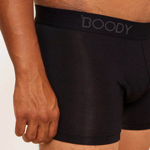 Boody Mens Everyday Boxers Black Large