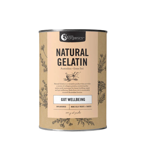 Nutra Organics Natural Gelatin Unflavoured 500g