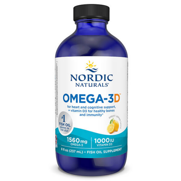 Nordic Omega 3D Liquid Lemon 237ml