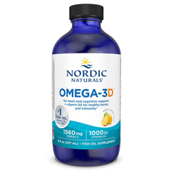 Nordic Omega 3D Liquid Lemon 237ml