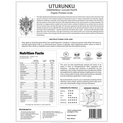 Seleno Ceremonial Cacao Paste Uturunku 500g