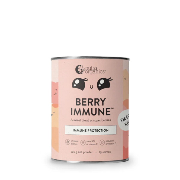 Nutra Organics Berry Immune 125g powder