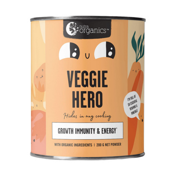 Nutra Organics Veggie Hero 125g powder