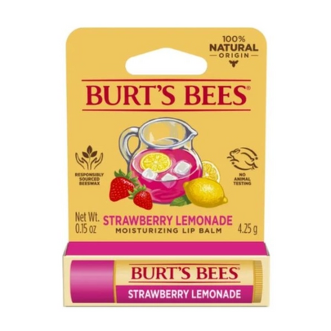 Burt's Bees Strawberry Lemonade Lip Balm Hang Sell 4.25g