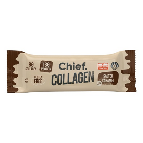 Chief Collagen Protein Bar Choc Salted Caramel 45g