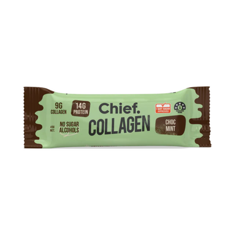 Chief Collagen Protein Bar Mint Choc 45g