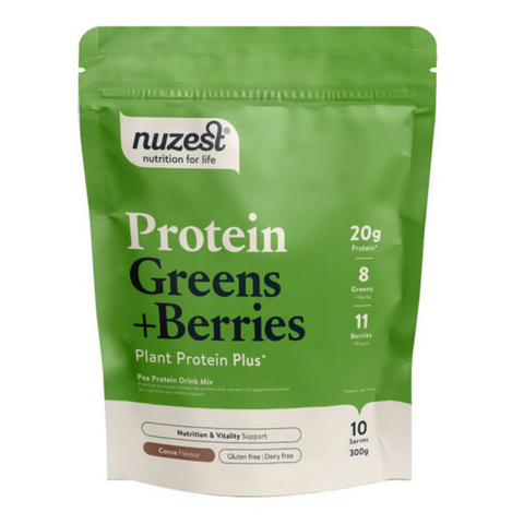 Nuzest Protein Greens + Berries 300g Cocoa