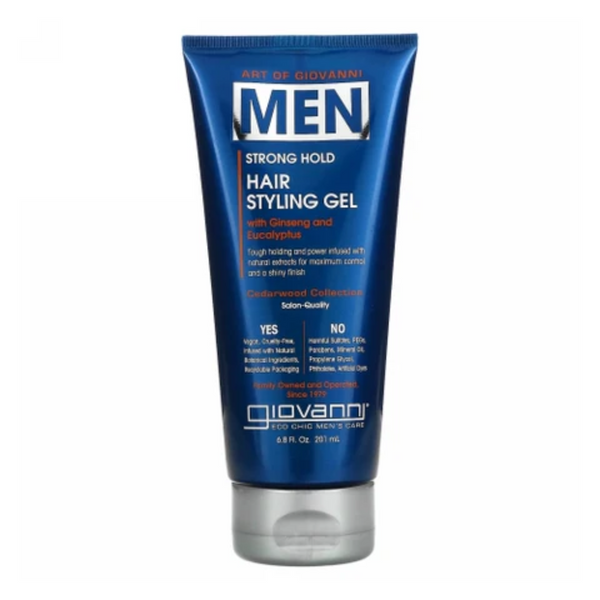 Giovanni Mens Strong Hold Hair Styling Gel 201ml