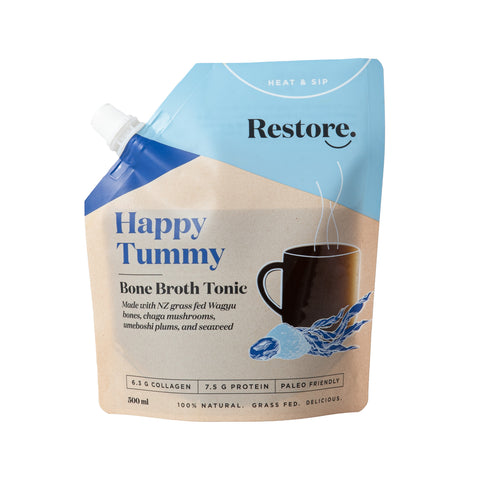 Restore Happy Tummy Bone Broth 500ml