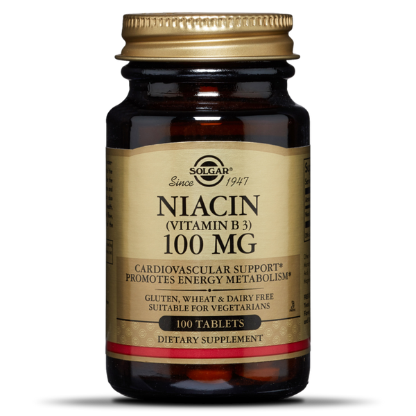 Solgar Vitamin B3 100mg (Niacin) 100tabs