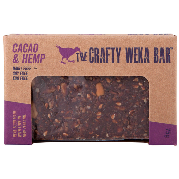 Crafty Weka Bar Cacao & Hemp 75g