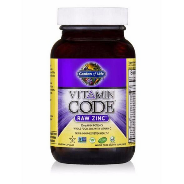 Garden of Life Vitamin Code Raw Zinc 60caps