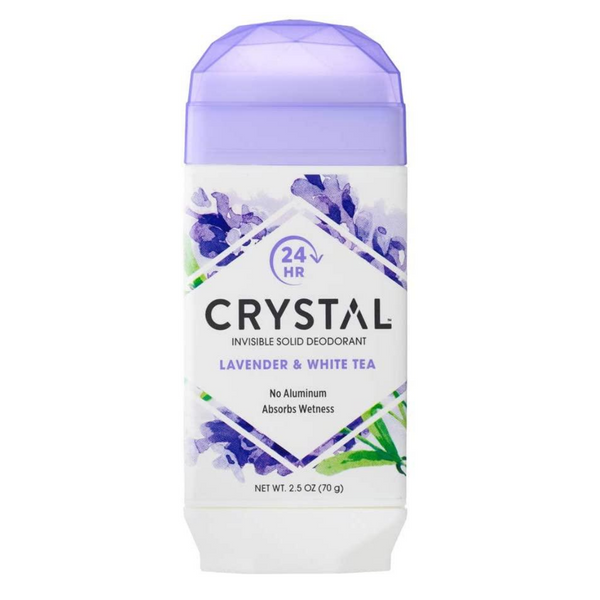 Crystal Invisible Solid Lav & White Tea Deo 70g