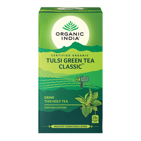 Organic India Tulsi Organic Green Tea 18 Bags