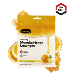 Comvita Zesty Lemon Flavour Lozenges 40 Pack