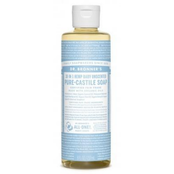 Dr Bronner's Castile Liquid Soap Baby-Mild 237ml