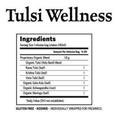 Organic India Tulsi Wellness 25 Tea Bags