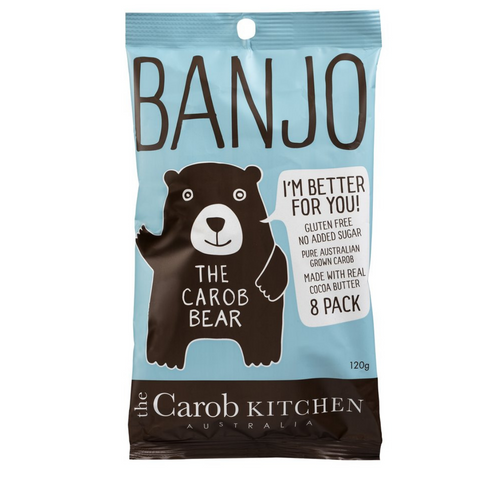 The Carob Kitchen Banjo Bear 120g 8Pack