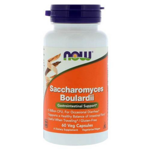 Now Saccharomyces Boulardi Gastro Support 60 Vegie Caps