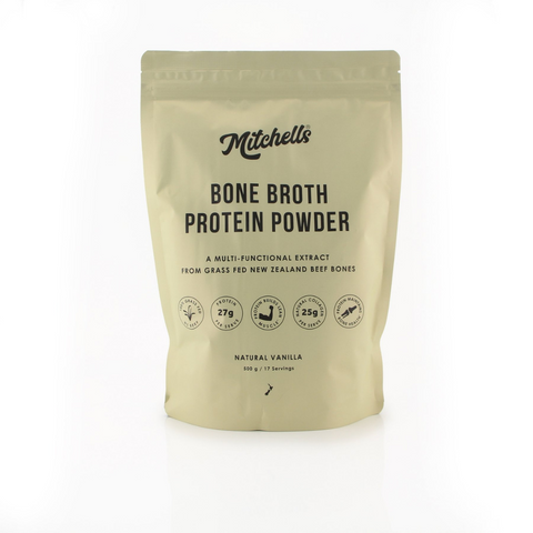 Mitchells Bone Broth Protein 500g Vanilla