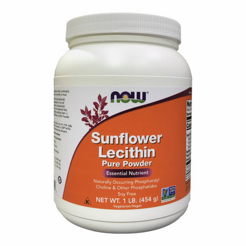 Now Sunflower Lecithin Pure Powder 454g