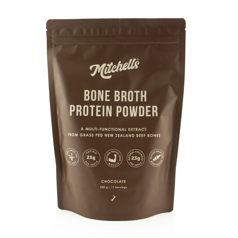 Mitchells Bone Broth Protein 500g chocolate