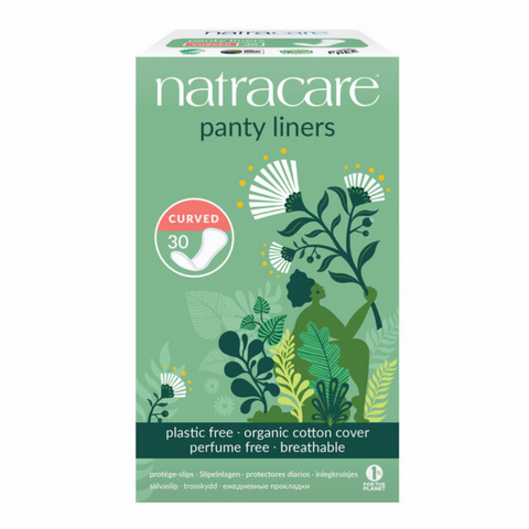 Natracare Natural Panty Liners Curved 30s
