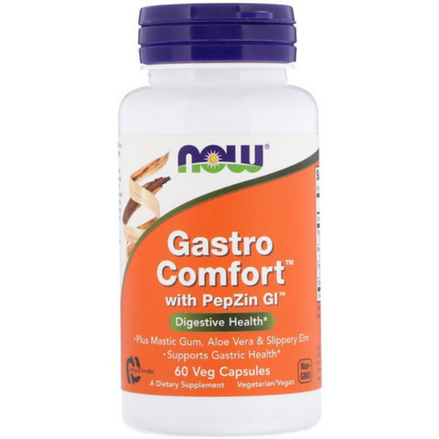 Now Gastro Comfort with PepZin GI 60 vcap
