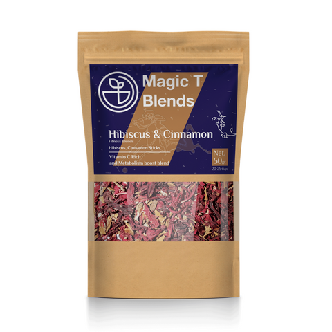MagicT Hibiscus & Cinnamon 50g Pouch
