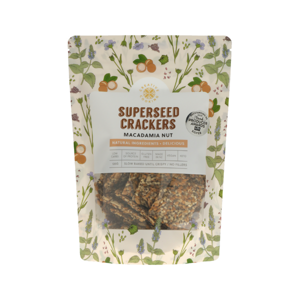 Creative Cooking Macadamia Superseed Cracker 120g