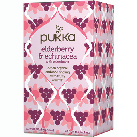 PUKKA Elderberry & Echinacea Tea 20 Bags