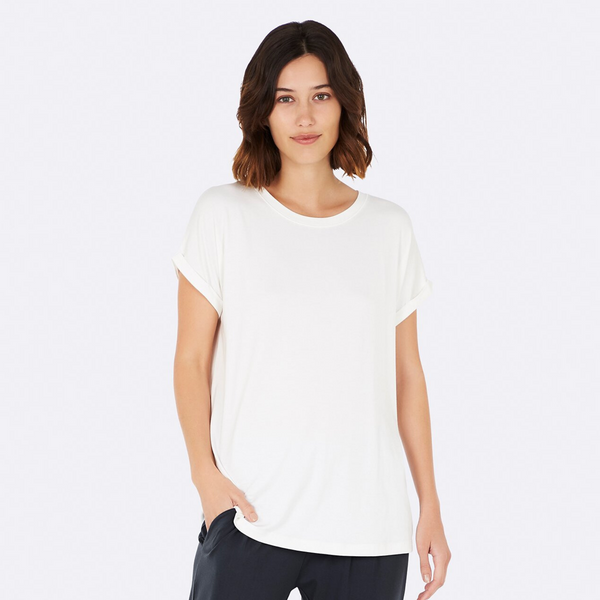 Boody Downtime Lounge Top White Small