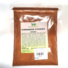 Nutra Foods Cinnamon Powder Organic 100g