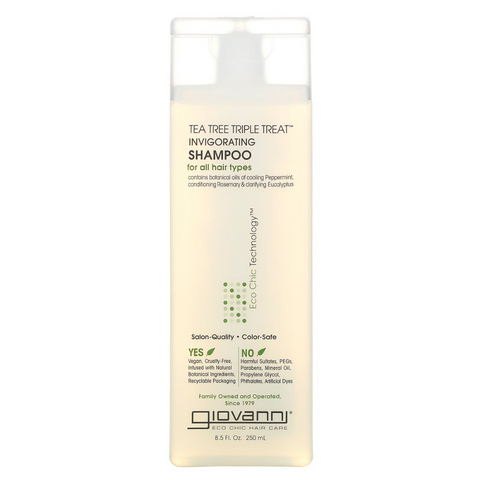 Giovanni Tea Tree Triple Treat Invigorating Shampoo 250ml