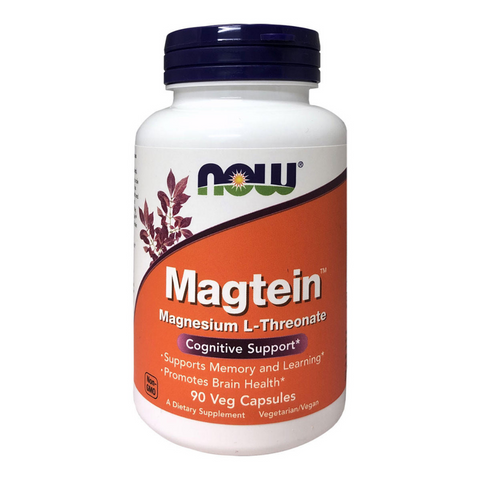 Now Magtein 90 Vcaps Magnesium L-Threonate