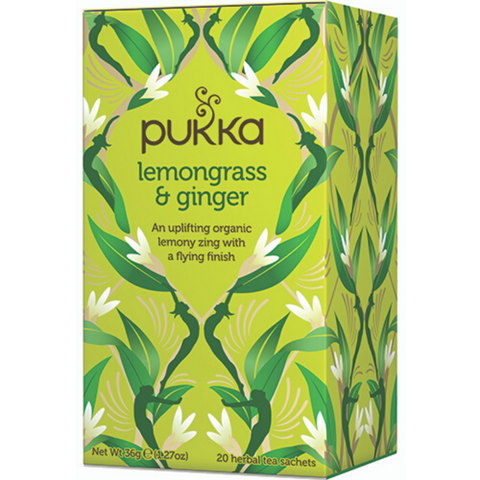 PUKKA Lemongrass & Ginger Herbal Tea 20 Bags