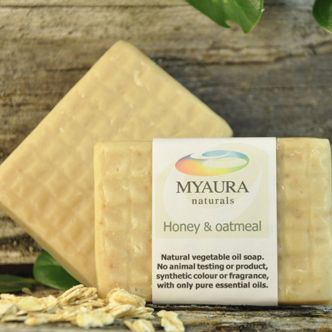 Myaura Honey & Oatmeal Soap
