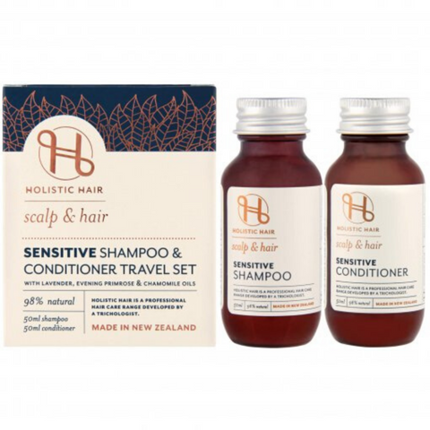 Holistic Hair Travel Pack Sensitive Shampoo/Conditioner