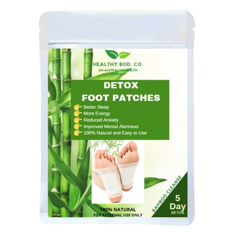 Healthy Bod Bamboo Detox Foot Patches 5 day detox